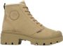 Palladium Nubuck Rits Dameslaarzen Brown Dames - Thumbnail 3