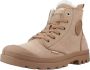 Palladium PAMPA HI ZIP WL Volwassenen VeterlaarzenHoge sneakersDames veterschoenenHalf-hoge schoenen Taupe - Thumbnail 3