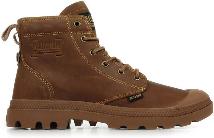 Palladium PAMPA ZIP LTH LEGACY Vrije tijd half-hoogHeren veterschoenHeren sneakers Cognac