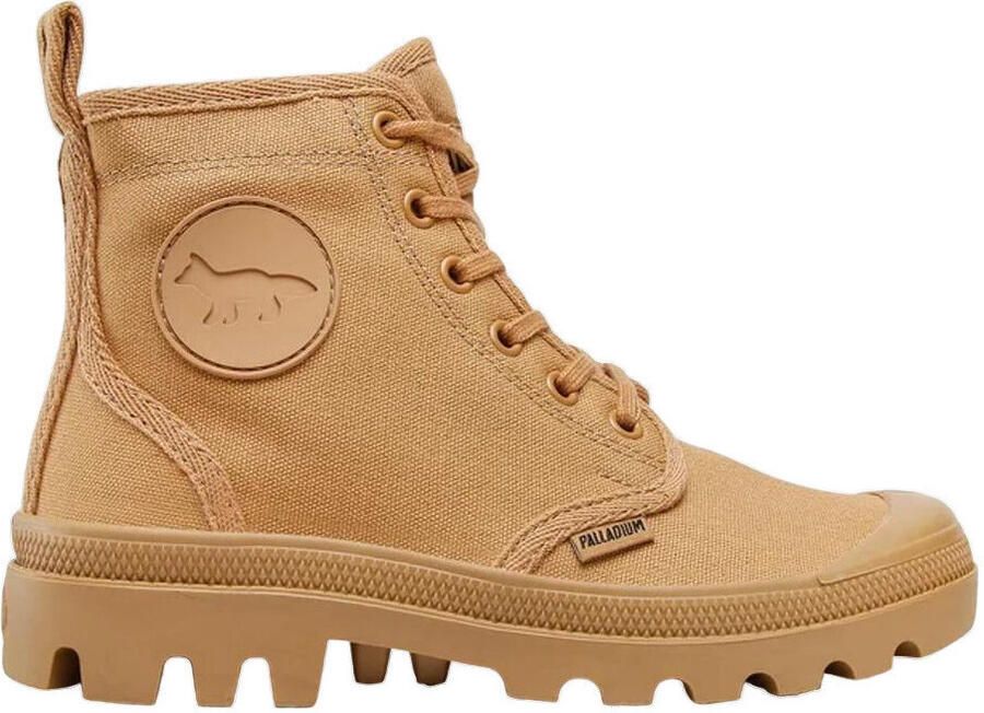 Palladium Enkellaarzen Baskets Pallabrousse X Kitsune toile de coton lourde