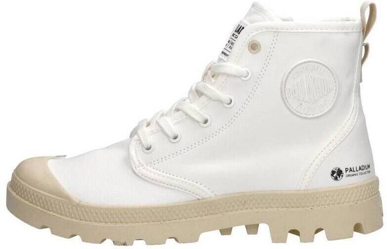 Palladium Pampa Hi Zip Oragnic Veterschoenen Hoog Wit - Foto 6