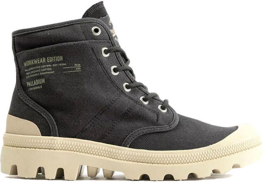 Palladium Hoge Sneakers Bottines Pallabrousse Workwear sergé de coton