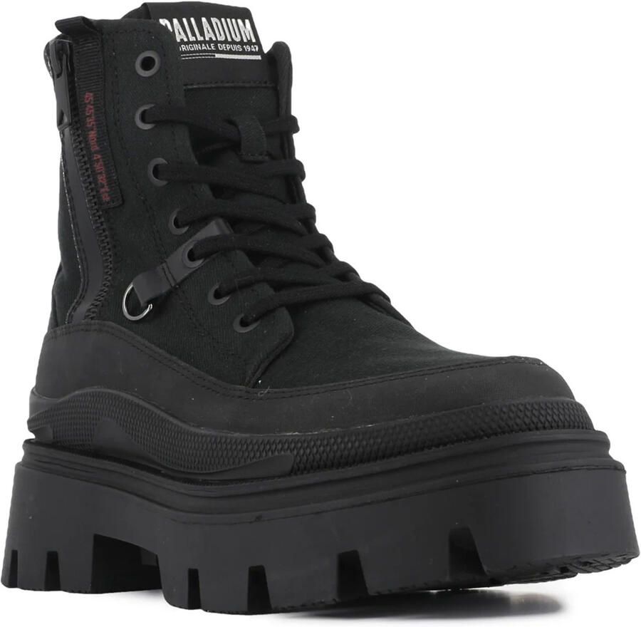 Palladium 99532-008-M Pampa Hi Zip WL Leo Dameslaarzen Zwart - Foto 2