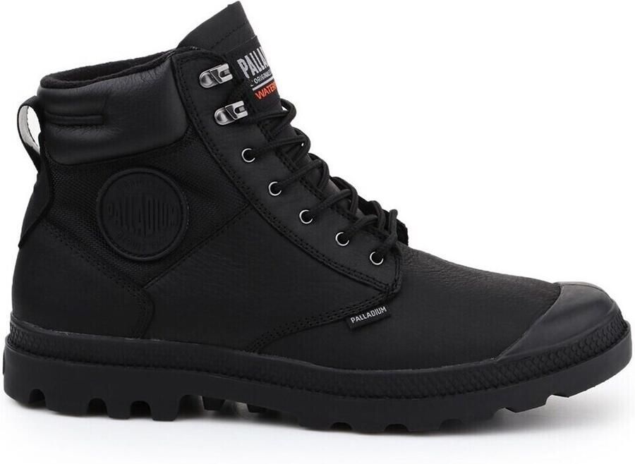 Palladium Pampa Shield WP+ Leather Waterproof Laarzen Leer Boots Zwart 76844-008-M