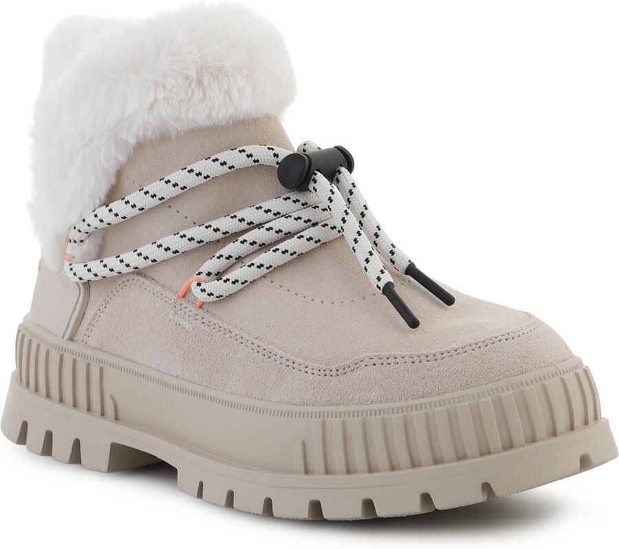 Palladium dames enkellaars Pallashock Lo Hiver crème - Foto 3