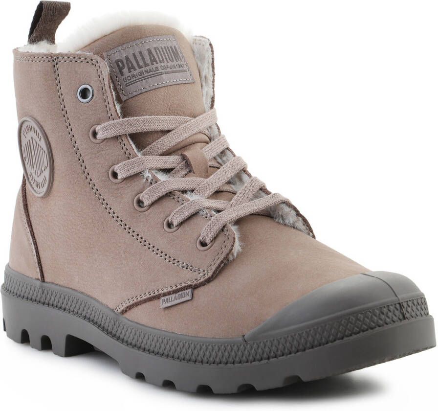 Palladium Pampa Hi Zip WL 05982-297-M Unisex Beige Sneakers - Foto 2