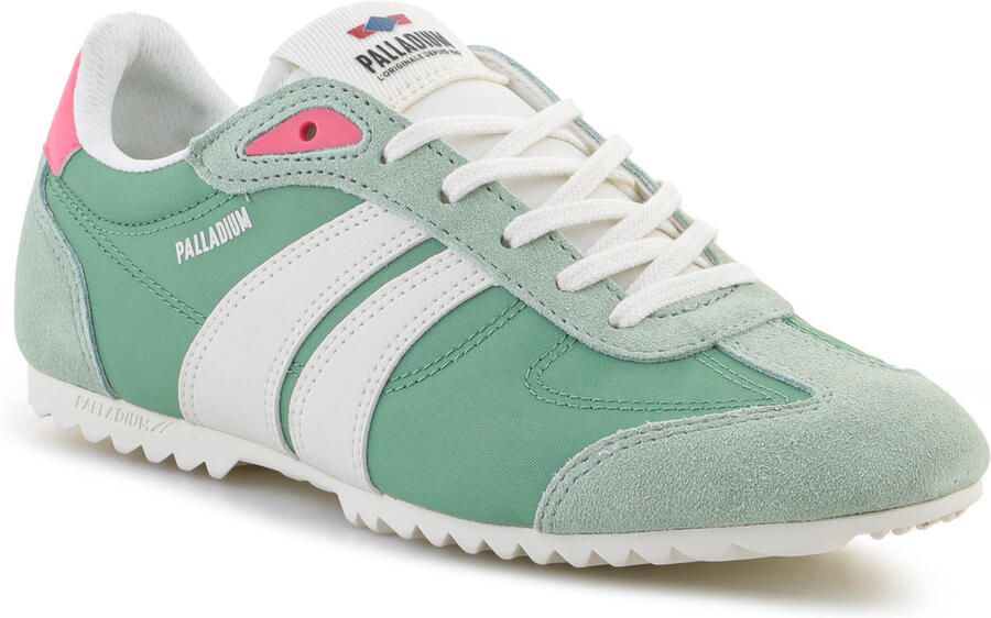 Palladium PALLARACER FLAME Lage sneakersDames sneakers Groen - Foto 3