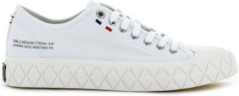 Palladium Canvas Vulcanized Rubber Sneakers White - Foto 11