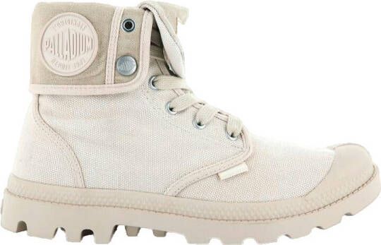 Palladium Womens Pampa Hi Veterboots Laarzen Met Veters Dames Beige - Foto 15