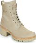 Panama Jack Stijlvolle Veterschoenen met Hakken Beige Dames - Thumbnail 3