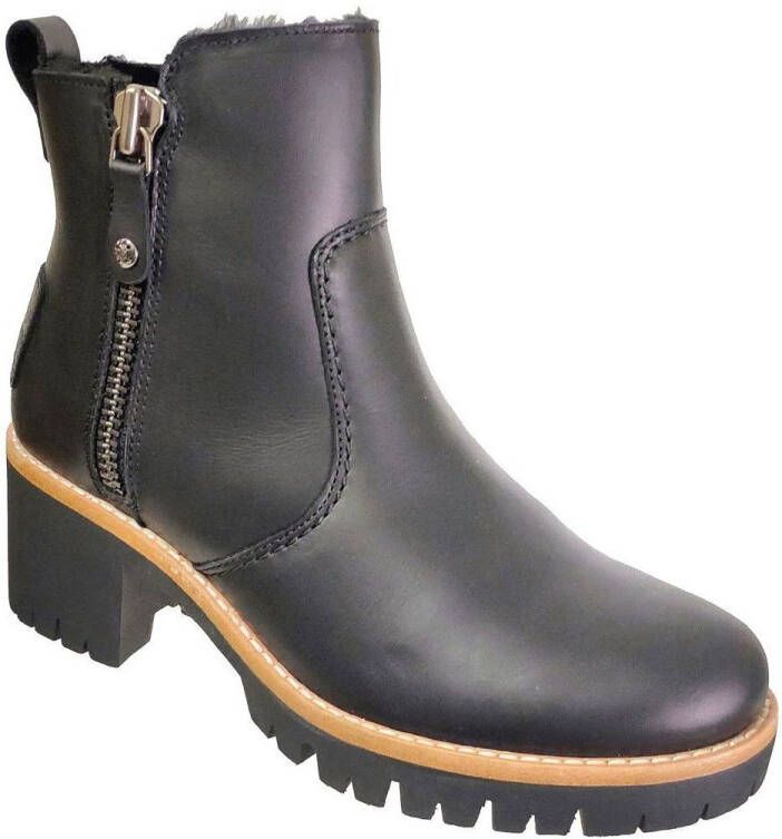 Panama Jack Pauline Travelling B2 enkellaarsjes zwart Dames Leer - Foto 13