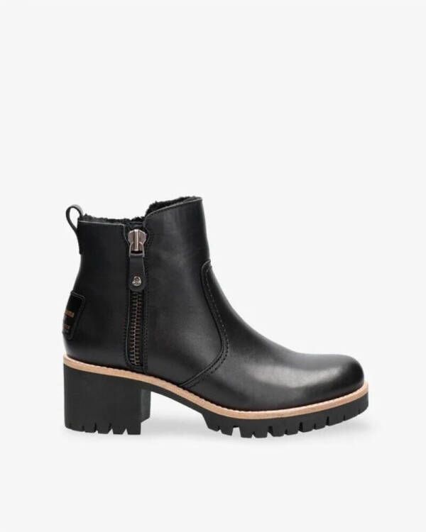 Panama Jack Pauline Travelling B2 enkellaarsjes zwart Dames Leer - Foto 14