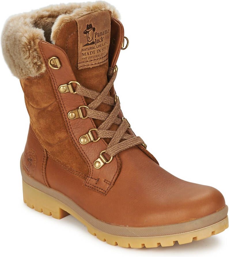 Panama Jack TUSCANI~B26~~~~~~~~~~~~~~~~~~~ Hoge sneakers Veterlaarzen Dames veterschoenen Dames sneakersHalf-hoge schoenen Cognac - Foto 7