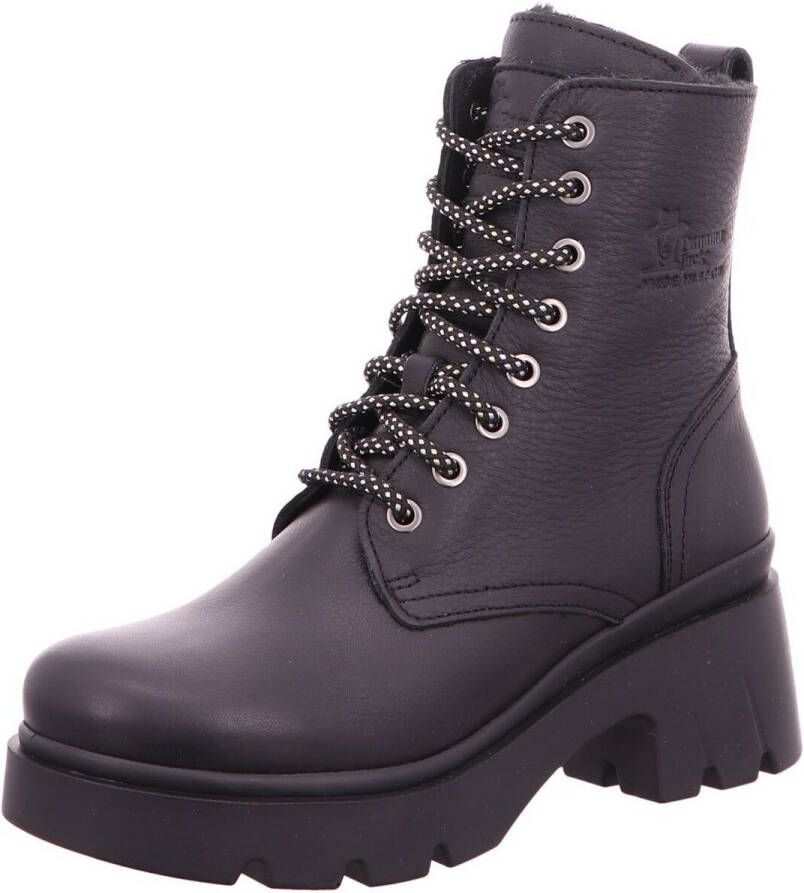 Panama Jack Porty B1 Veterboots Laarzen Met Veters Dames Zwart - Foto 6