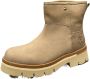 Panama Jack Beige Nubuck Enkelboots Laia B5 Beige Dames - Thumbnail 4