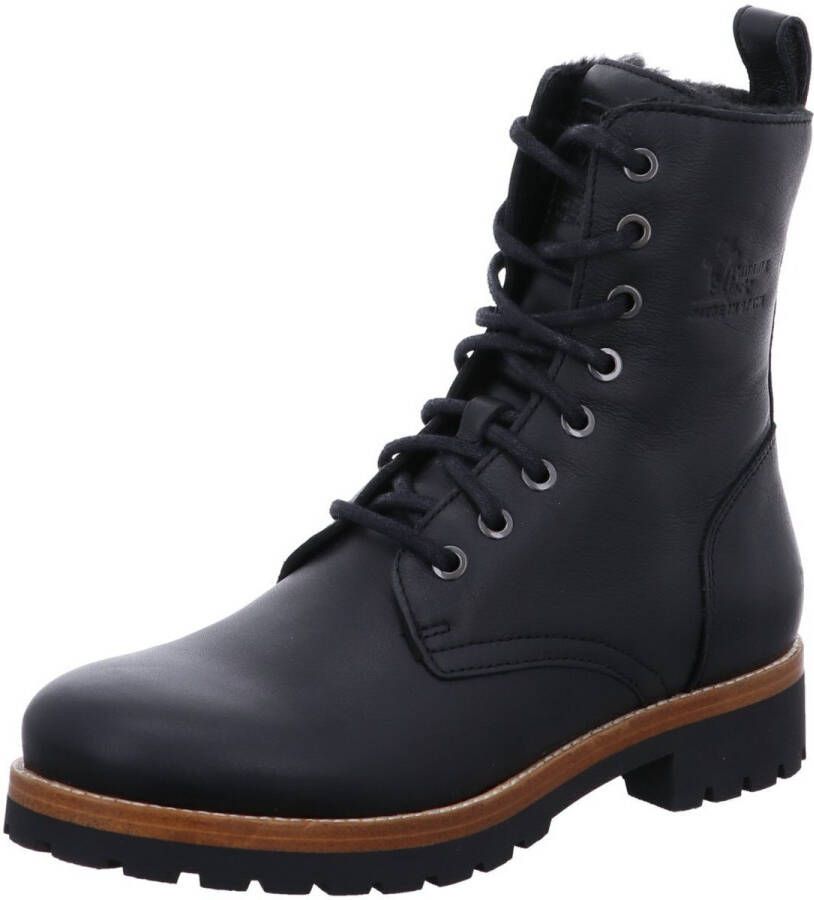 Panama Jack Frisia B11 Veterboots Zwart Leer Dames Zwart - Foto 2