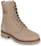 PANAMA JACK nubuck veterboots beige Nubuck Veterboots Dames - Thumbnail 2