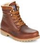 Panama Jack P03 AVIATOR C23 Volwassenen Heren sneakersVrije tijd half hoog Kleur Bruin - Thumbnail 4