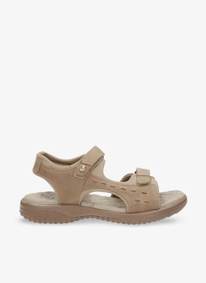 Panama Jack Taupe Platte Sandalen voor Vrouwen Beige Dames - Foto 7