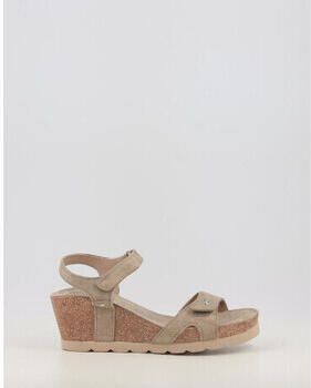 Panama Jack Julia Sandalen Met Sleehak Dames Taupe - Foto 6