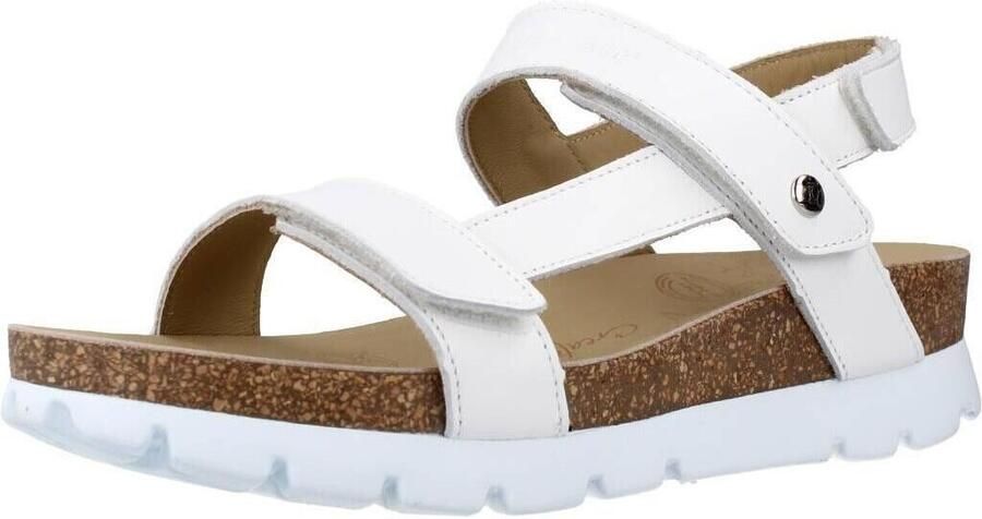 Panama Jack Stijlvolle Platte Sandalen voor de Zomer White Dames - Foto 7