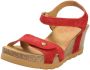 Panama Jack Sandaal Julia B54 Velour Rojo Red - Thumbnail 2