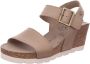 Panama Jack Vega dames sandaal Taupe - Thumbnail 2