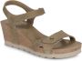 Panama Jack Julia Sandalen Met Sleehak Dames Groen - Thumbnail 4