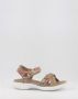 Panama Jack Tropische Platte Sandalen Brown Dames - Thumbnail 3
