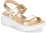 Panama Jack Gouden Leren Comfort Sandaal Yellow Dames - Thumbnail 6