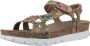 Panama Jack Tropische Platte Sandalen Multicolor Dames - Thumbnail 2