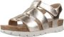 Panama Jack Gouden leren sandalen Sammy Yellow Dames - Thumbnail 13