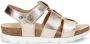 Panama Jack Gouden leren sandalen Sammy Yellow Dames - Thumbnail 4
