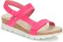 Panama Jack Platte Sandalen met Plakstrip Pink Dames - Thumbnail 2