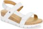 Panama Jack Stijlvolle Platte Sandalen voor de Zomer White Dames - Thumbnail 4