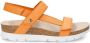 Panama Jack Platte Sandalen met Bandjes Orange Dames - Thumbnail 6
