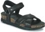 Panama Jack Zwarte Plateau Sandalen Serena Black Dames - Thumbnail 4