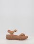 Panama Jack Platte Sandalen met Plakband Brown Dames - Thumbnail 12