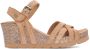 Panama Jack Vera Sandalen Met Sleehak Dames Bruin - Thumbnail 15