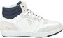Pantofola D'Oro Velours Leren Sneakers met Klassieke Stijl White Heren - Thumbnail 3
