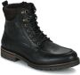 Pantofola D'Oro Hoge Veterschoenen voor Mannen Black Heren - Thumbnail 4