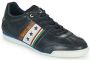Pantofola d'Oro Imola Romagna Flag Sneakers Heren Leren Veterschoenen Blauw - Thumbnail 1