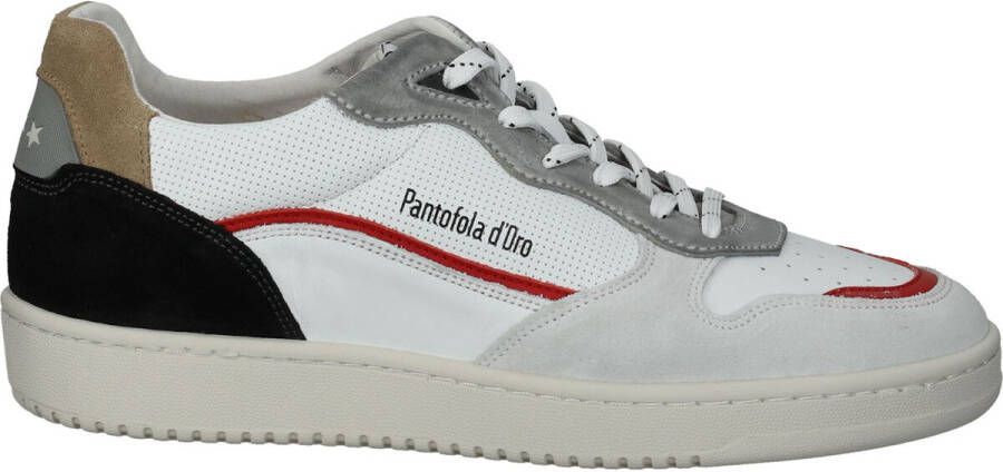 Pantofola d'Oro Baveno Uomo Low Lage sneakers Leren Sneaker Heren Wit - Foto 6