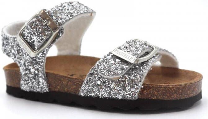 Pastelle Platte sandalen Salome
