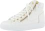 Paul Green 4024 Hoge sneakers Leren Sneaker Dames Wit - Thumbnail 3