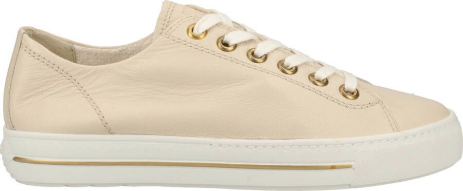 Paul Green 4704 Lage sneakers Leren Sneaker Dames Beige - Foto 4