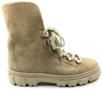 Paul Green Low Boots DAMES hoge veterschoen 9992. beige