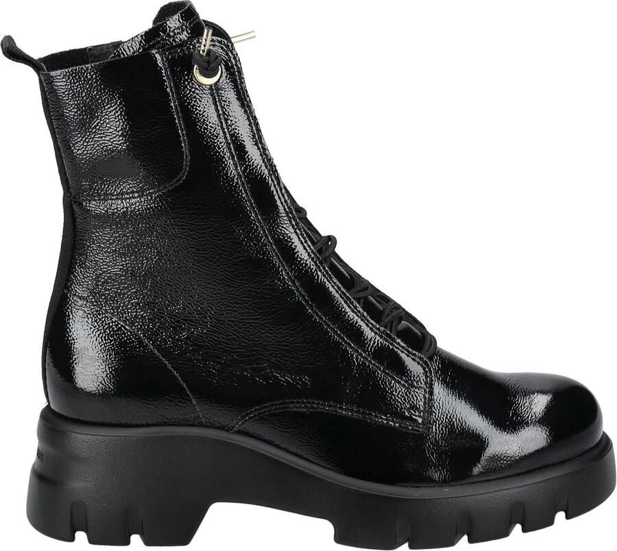 Paul Green dames enkellaarsjes zwart lakleer - Foto 2