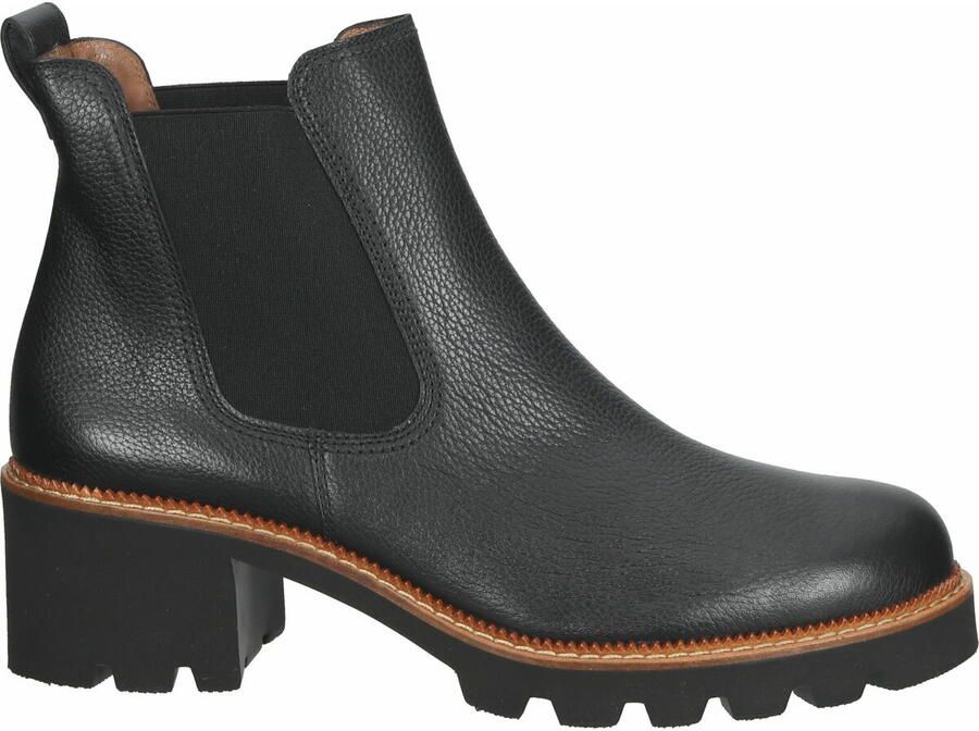 Paul Green Elegante Leren Enkellaarzen Black Dames - Foto 2