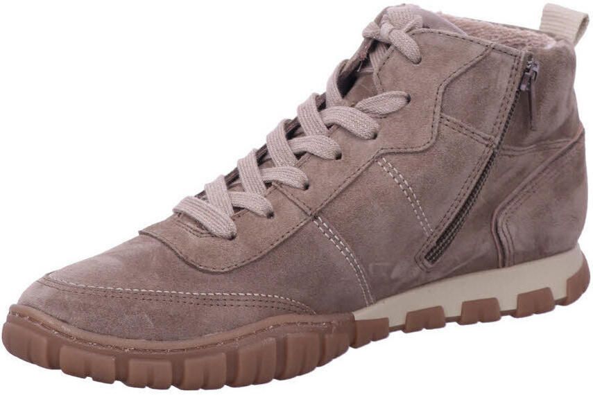 Paul Green Sneakers hoog lichtbruin